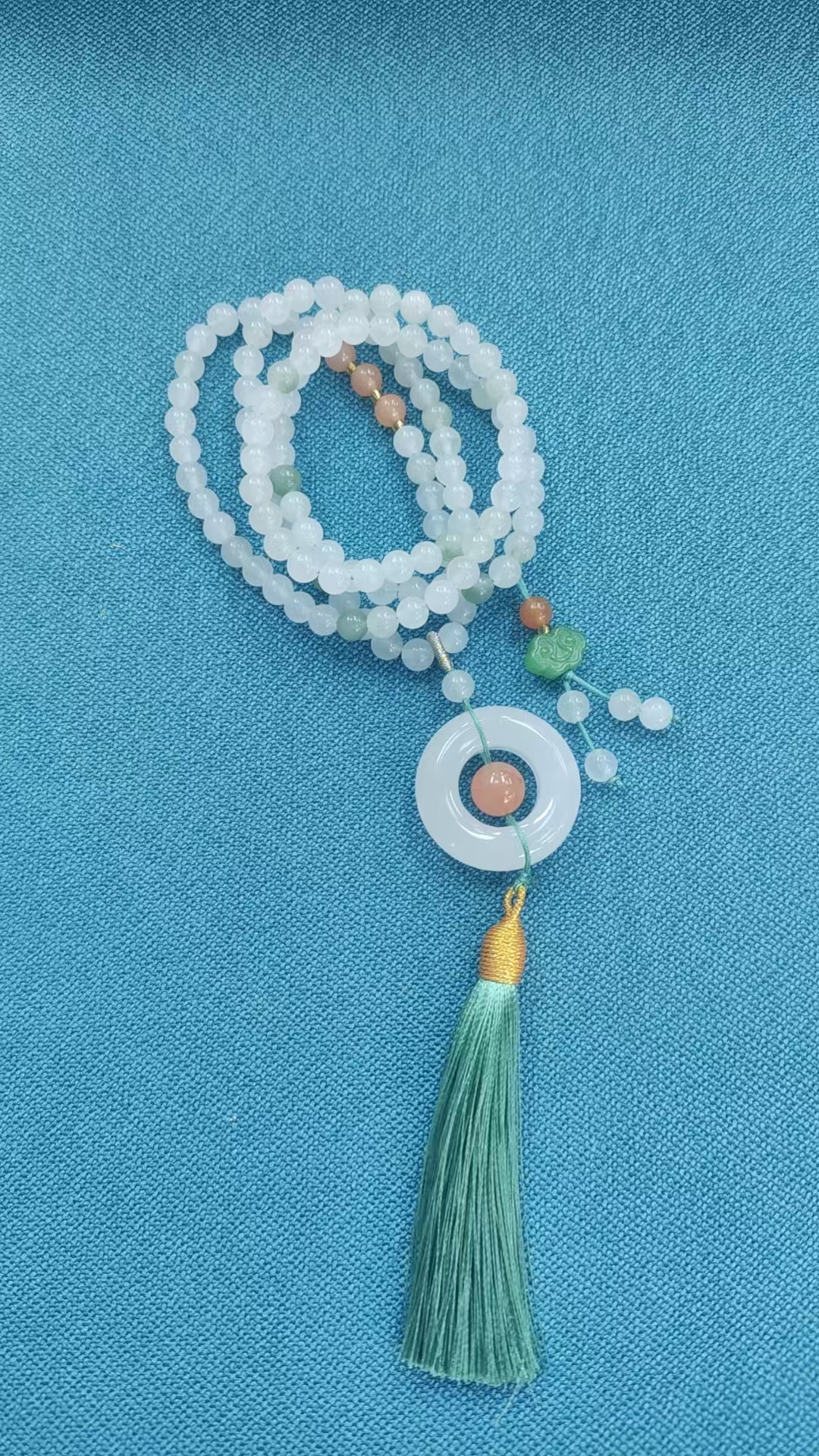 掌柜同款天山冰翠毛衣链吊坠 多样性发一