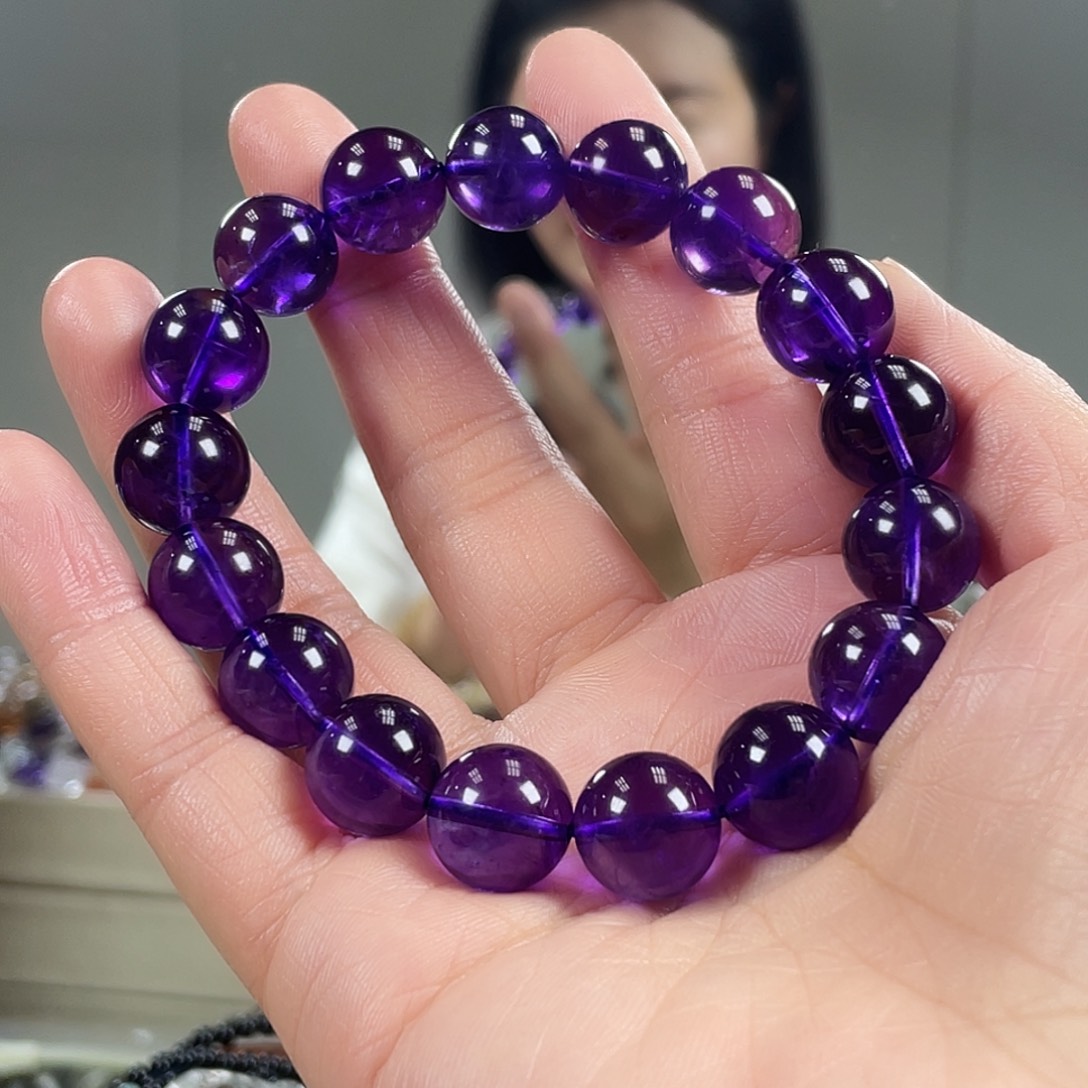 水晶手链未镶嵌紫