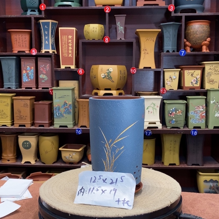 紫砂花盆紫砂花盆