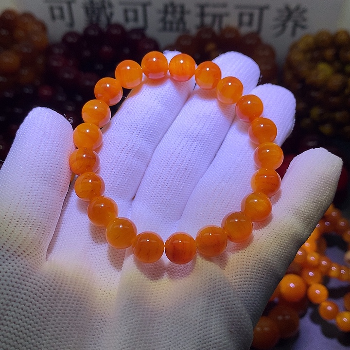 松木（琥珀木）手串/手链0.9 包浆高货