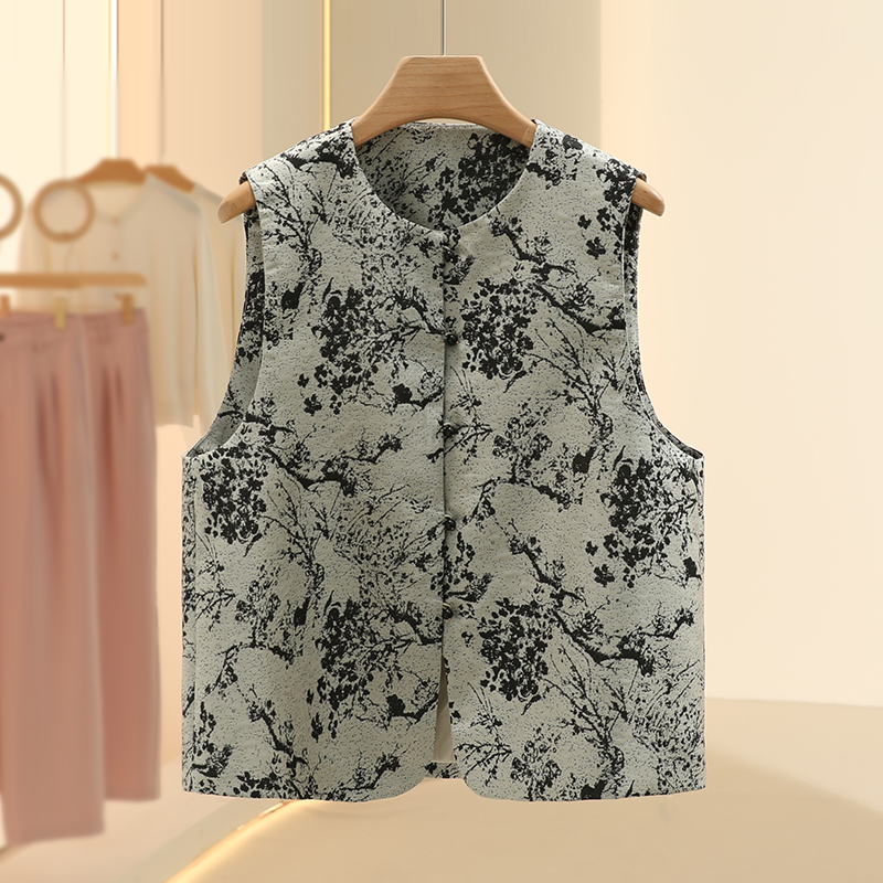 【芙】新中式百搭个性时髦马甲外套2025春季新款设计师品牌女装