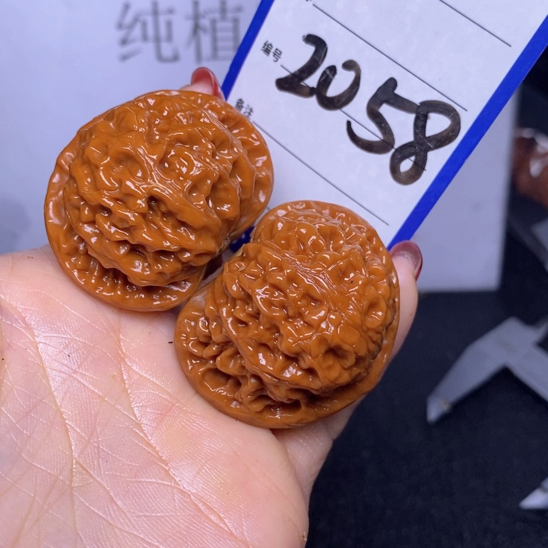 文玩核桃把件2058/42宫灯