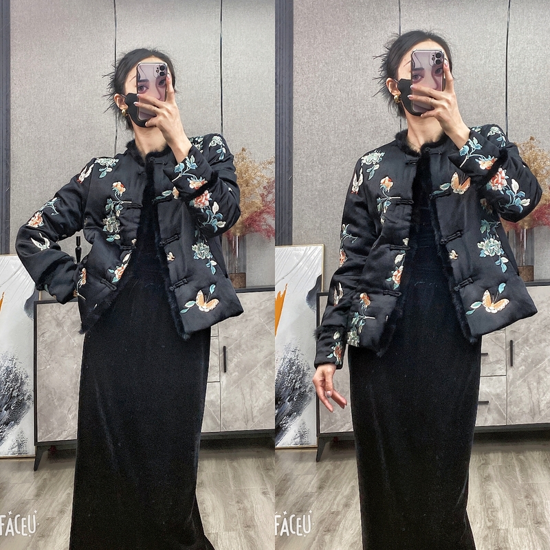 新中式国风纯色刺绣正常版盘扣