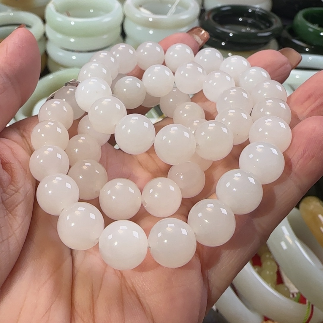 ****️和田玉未镶嵌手链