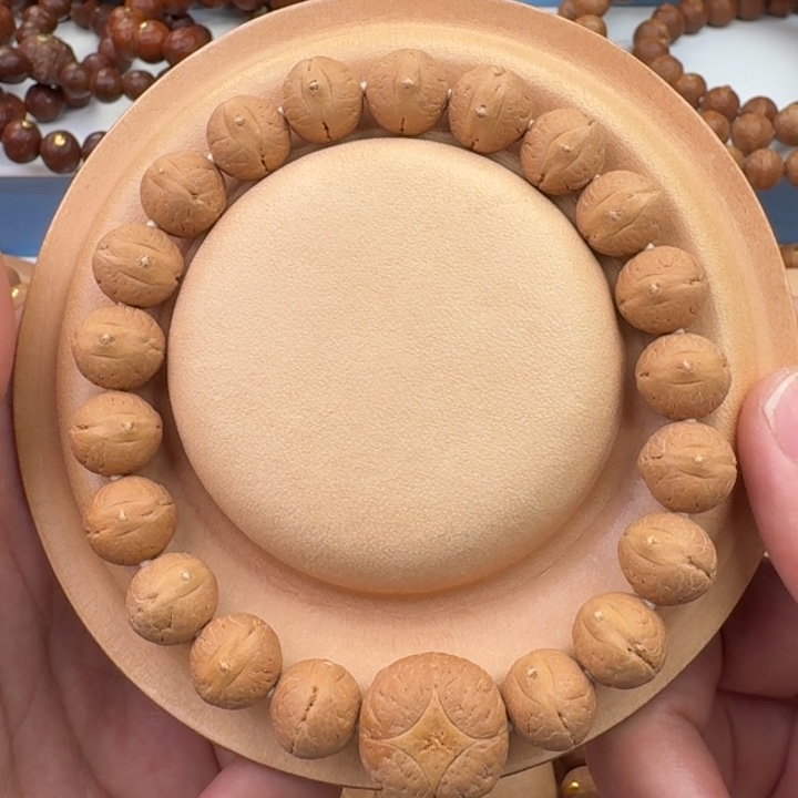 凤眼菩提手串11.6-12实心籽球圆