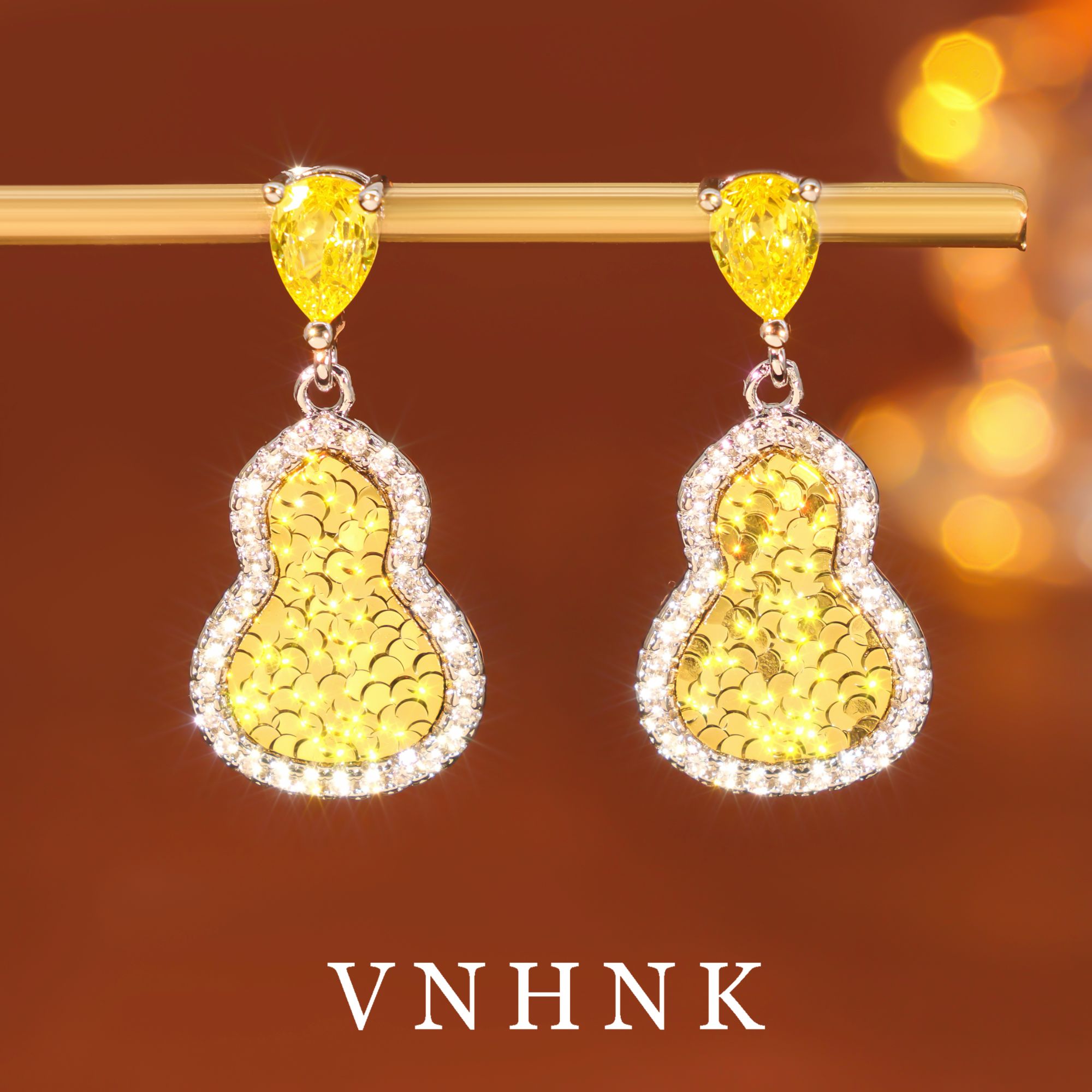 铜合金合成锆石耳饰 美可儿  H417  银色小众百搭耳环预售