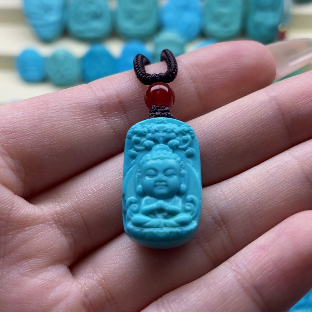 绿松石雕刻未镶嵌