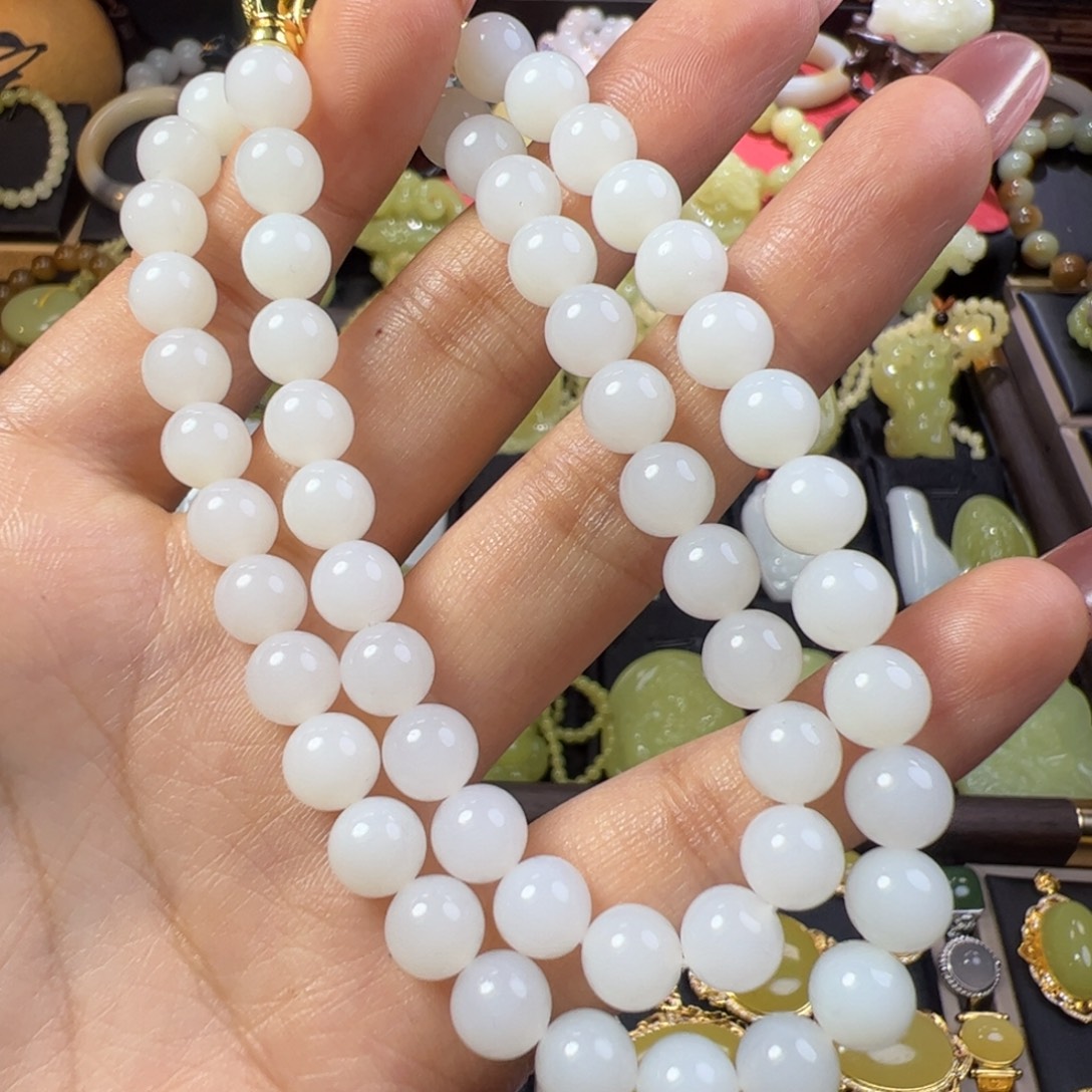 和田玉（白玉）未镶嵌颈饰米达