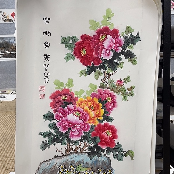 国画花鸟等多种鸟类的栖息环境100.50