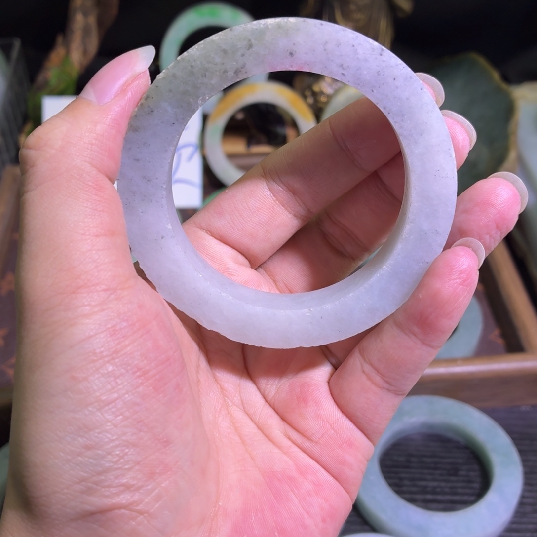 定制翡翠未镶嵌缅甸翡翠A货手镯毛胚定制