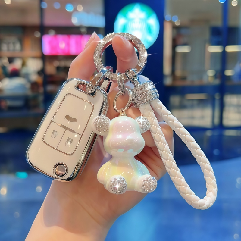 适用雪佛兰钥匙套科沃兹迈锐宝科鲁兹创酷科鲁泽赛欧车探界者包扣