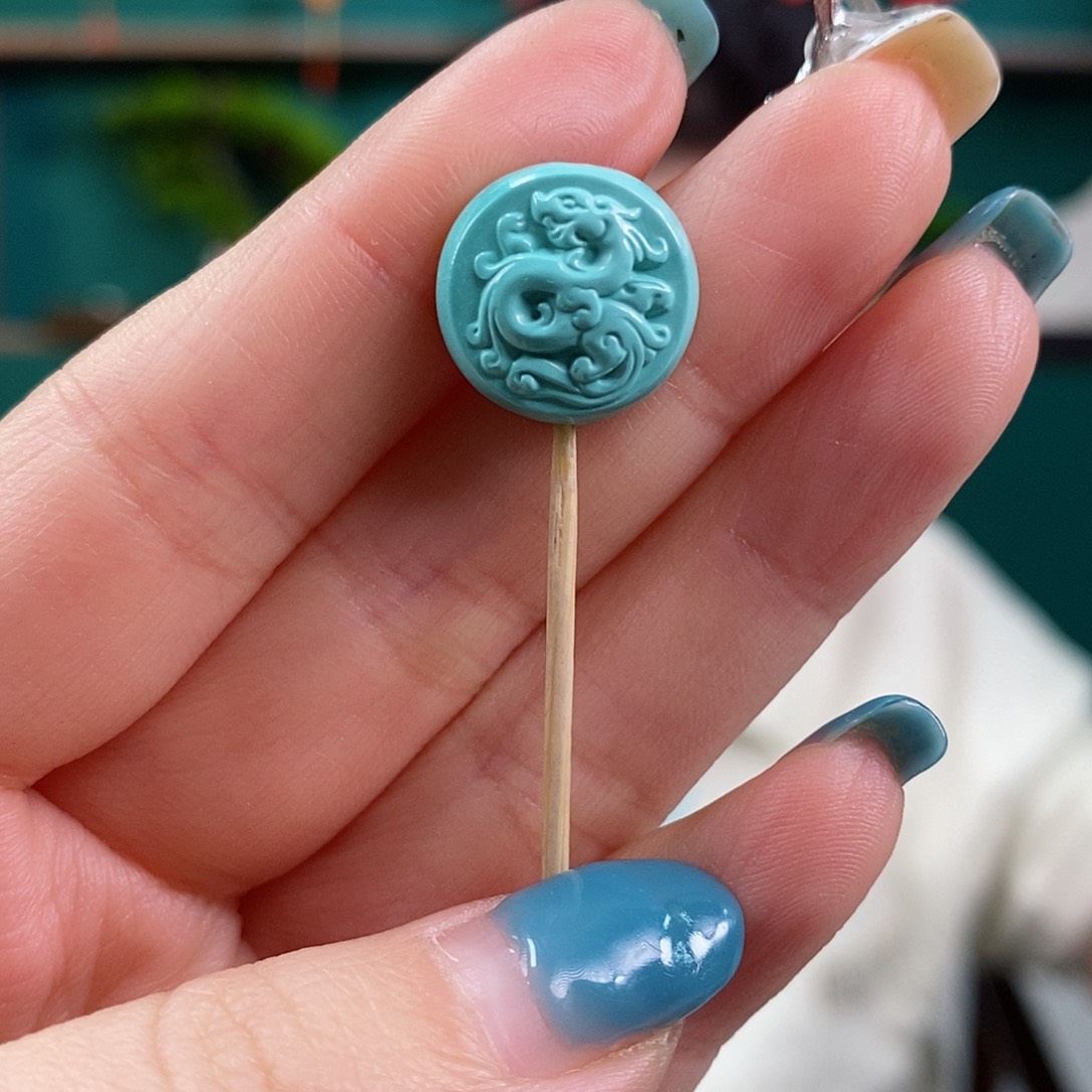 绿松石珠宝奇石未镶嵌