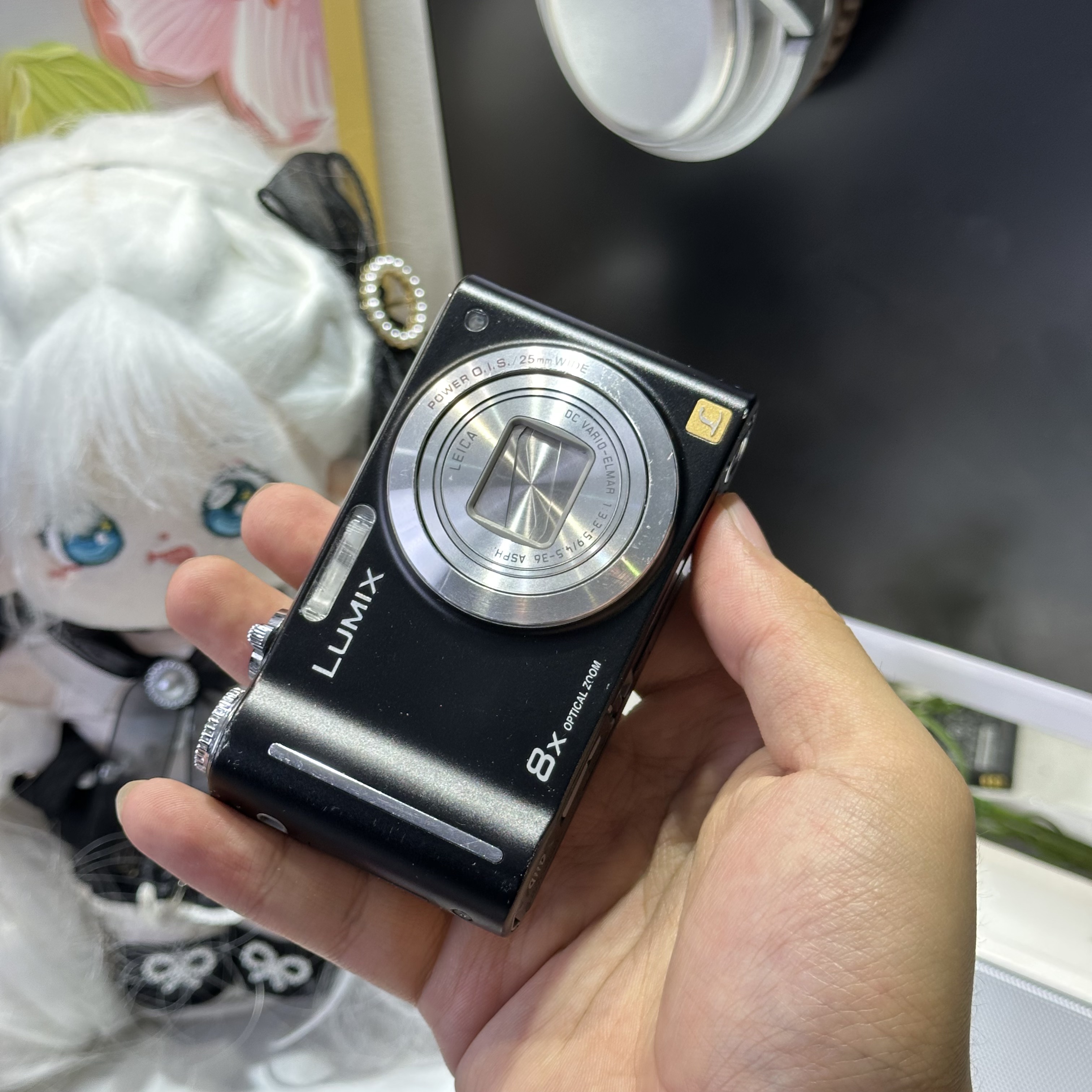 9新 Panasonic/松下 松下zr1小长焦色彩感好8倍光学变焦带配件