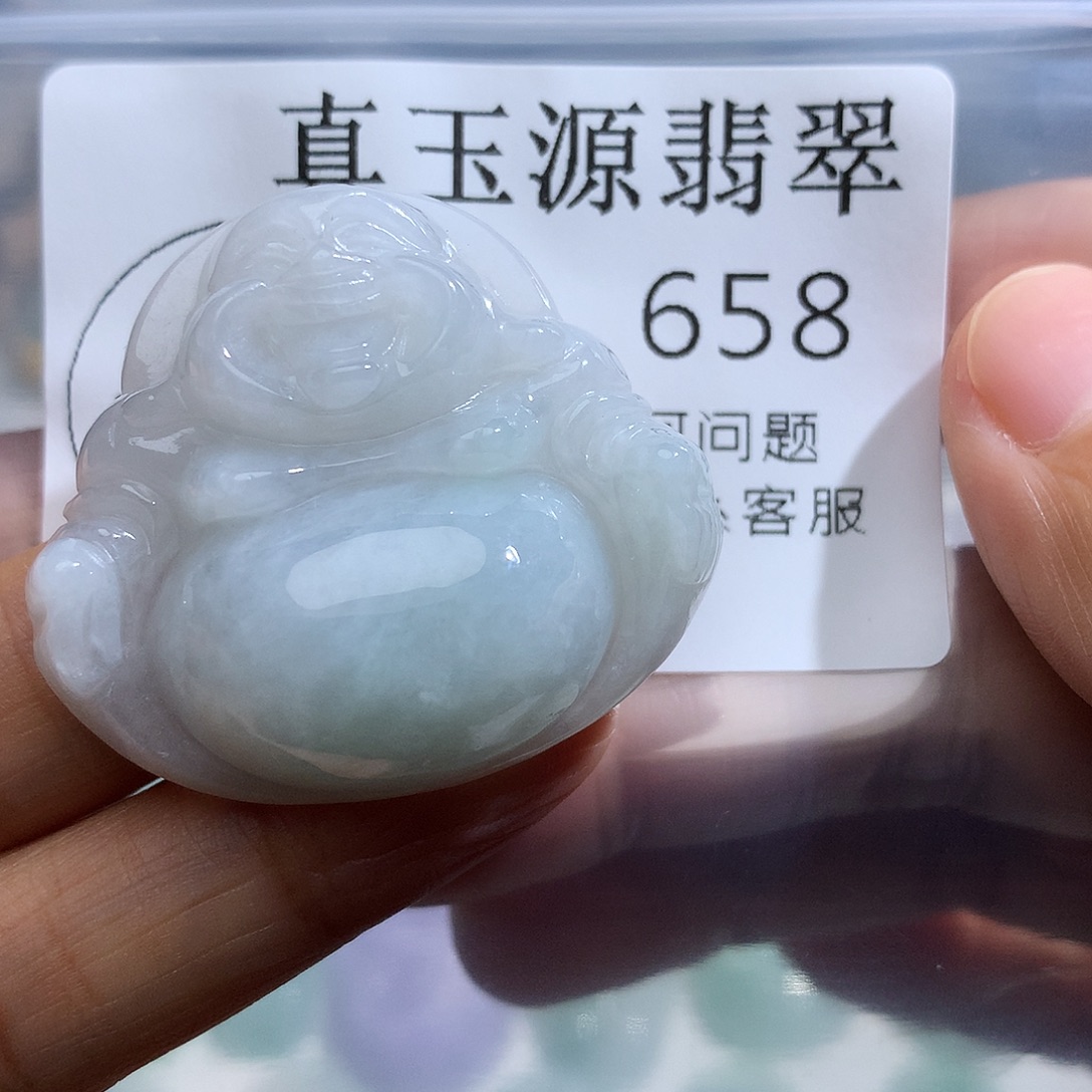 翡翠未镶嵌颈饰658