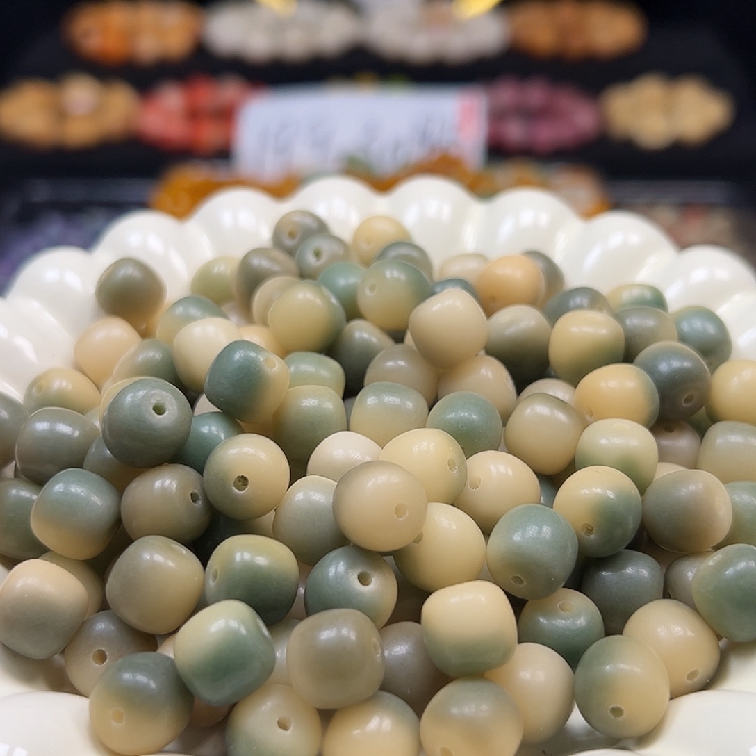 手串菩提根/象牙果卡11青柠桶500颗