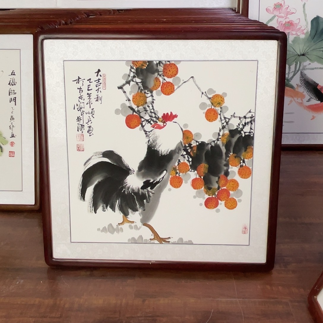 国画带框尺寸63*63厘米