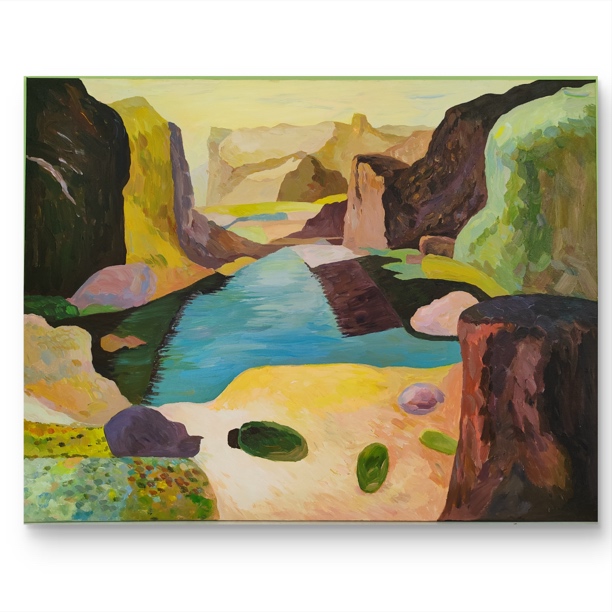 塔希提岛的牧歌艺术家高更名画轻奢客厅卧室沙发背景墙装饰挂画