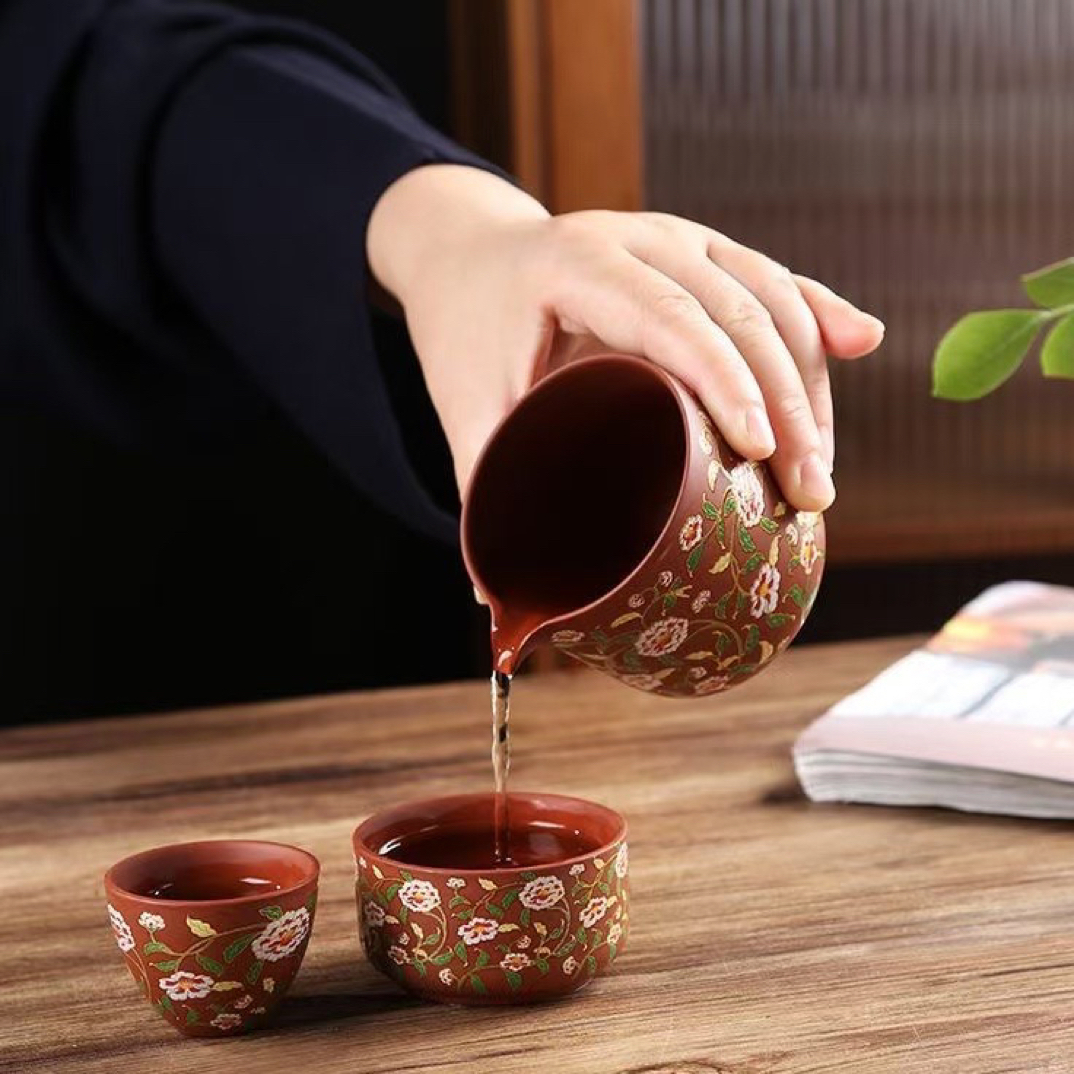 C915旅行茶具一壶三杯