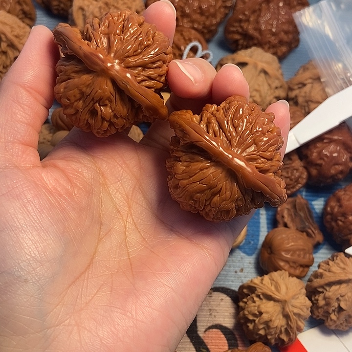 吊坠文玩核桃48四座楼