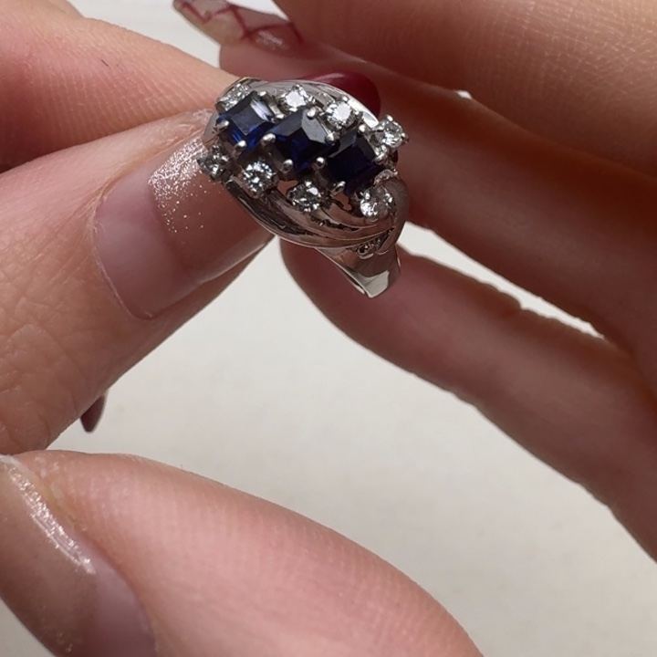 蓝宝石戒指未镶嵌