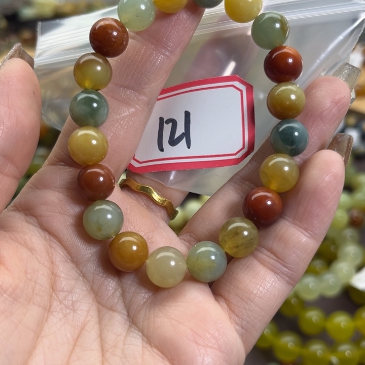 蛇纹石玉未镶嵌手链