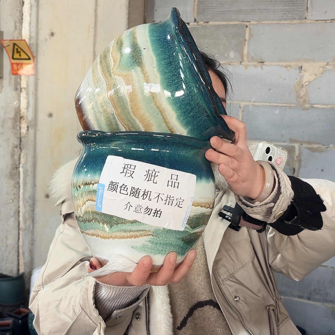 瑕疵两个高18/20红陶