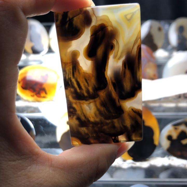 合金玛瑙/玉髓珠宝奇石45有瑕