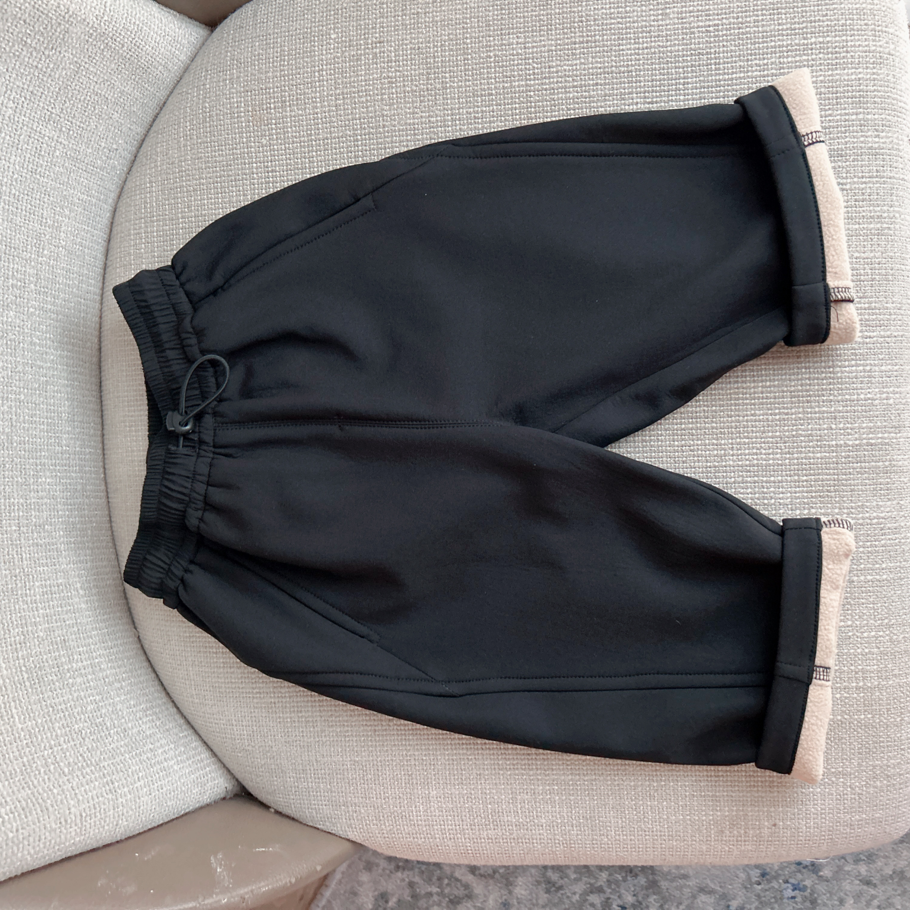 【加绒冲锋料裤子 小洛洛妈咪】男童宝宝休闲裤婴儿童装春秋女童H19