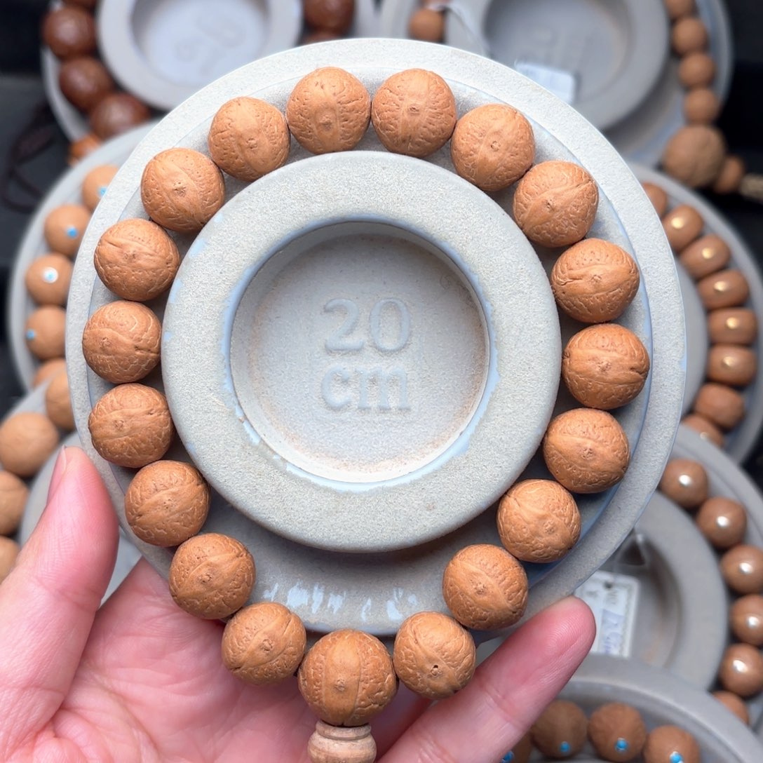 凤眼菩提吊坠精品手串13.5