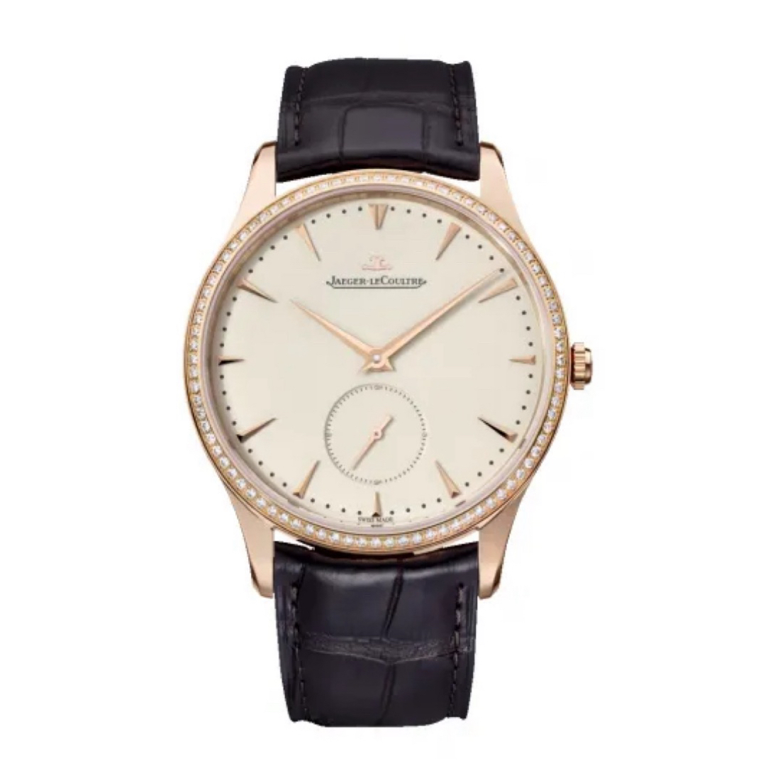 95新 Jaeger-LeCoultre/积家 大师小秒针/1352502/18k金原钻/40mm