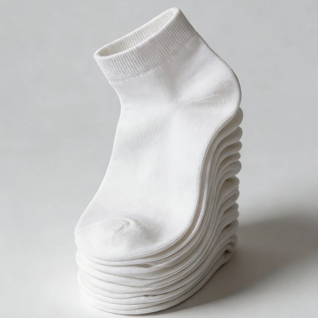 男女通用10双四季短中长筒纯色棉袜吸汗透气