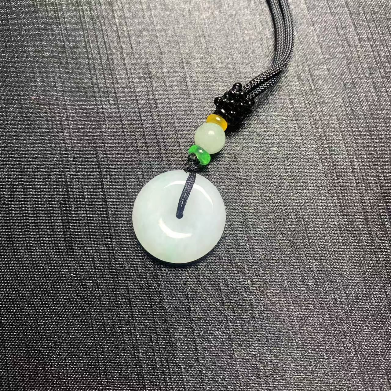 【龙哥】翡翠平安扣挂件