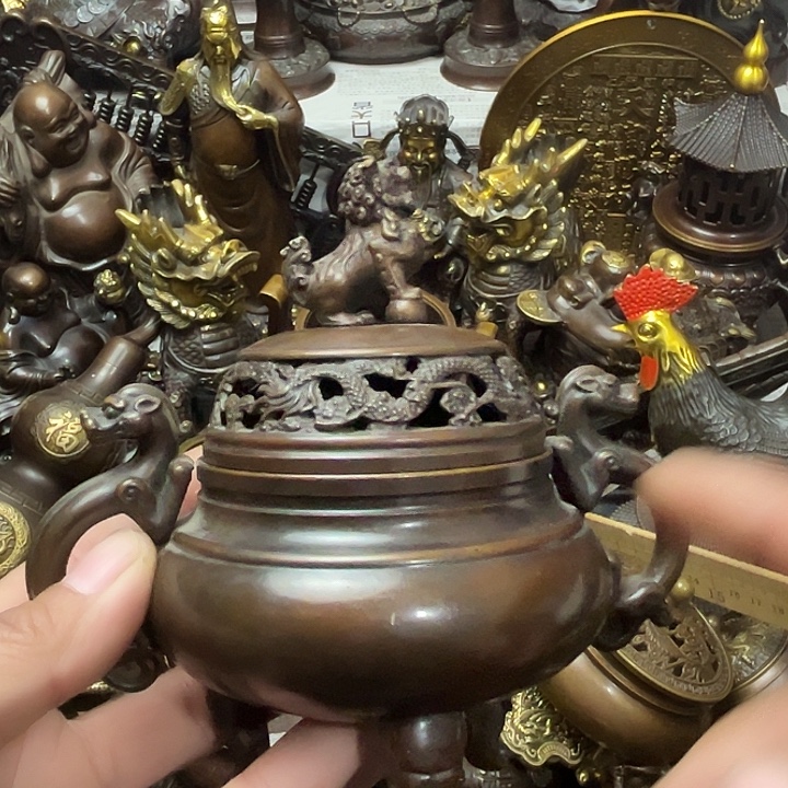 顺顺利利，铜器摆件