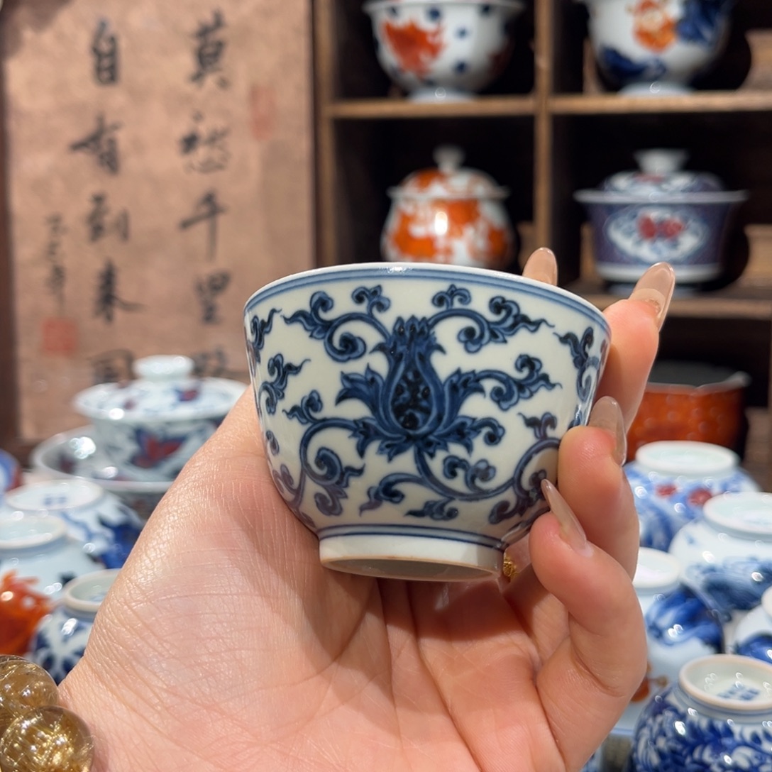 陶杯子景德镇陶瓷主人杯