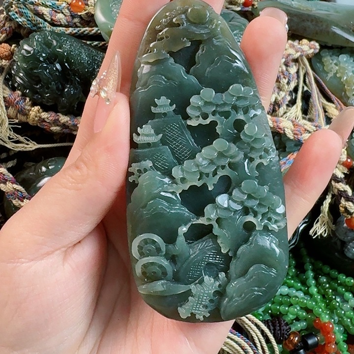 和田玉把件未镶嵌