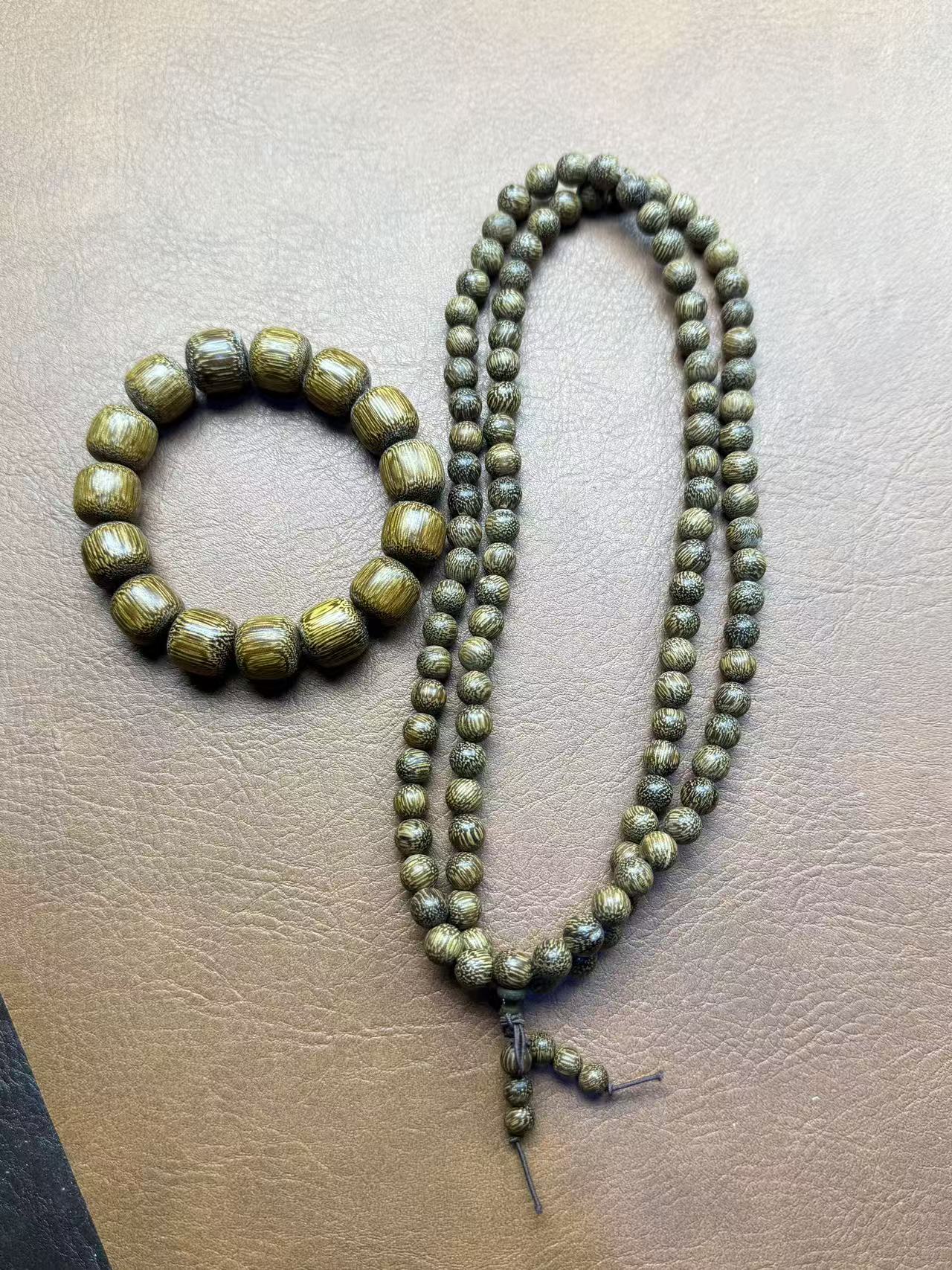 增香沉香木115 增香沉香木精品（手串＋项链）yw115（无礼盒）