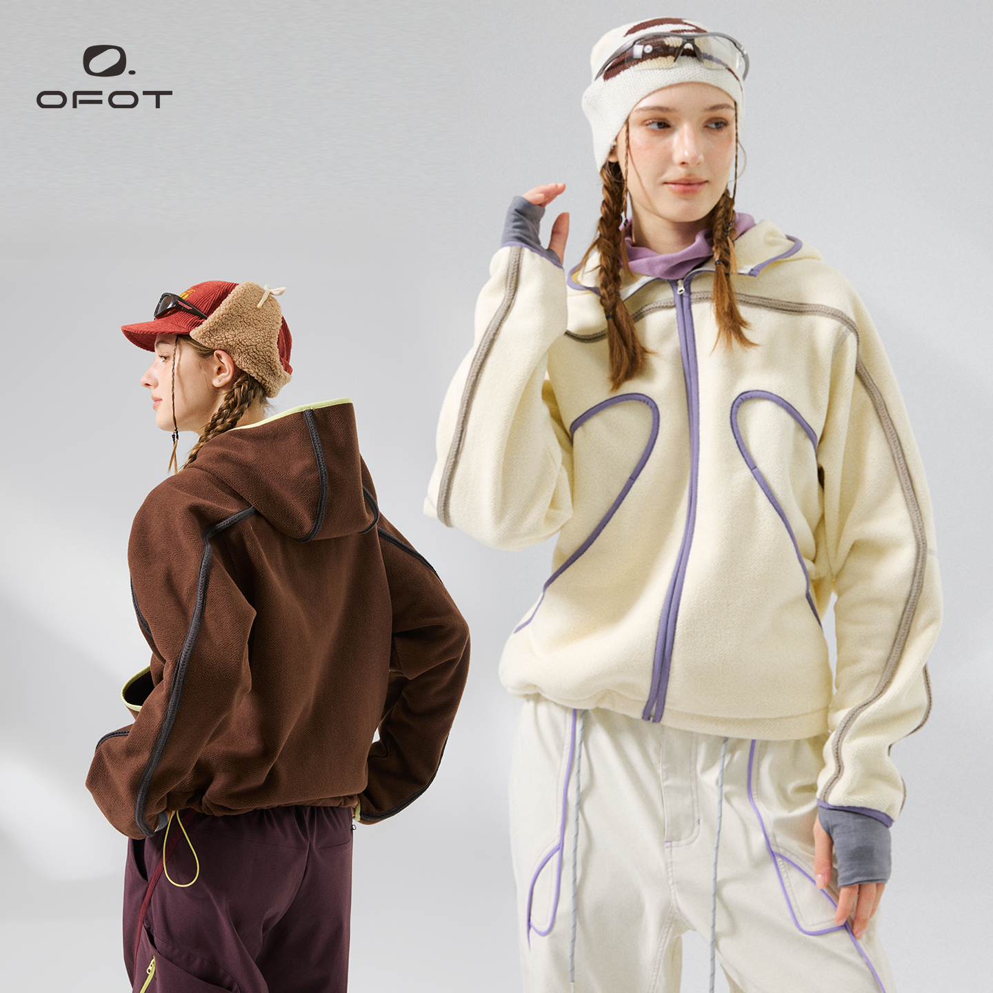 “贴服云朵”软糯亲肤立体线条连帽衣88303-原