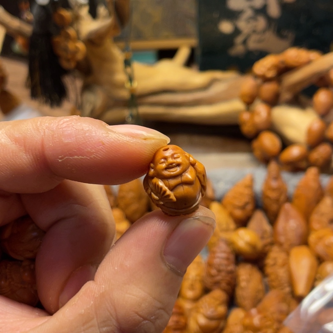 丫***丫橄榄核手串/手链小弥勒726