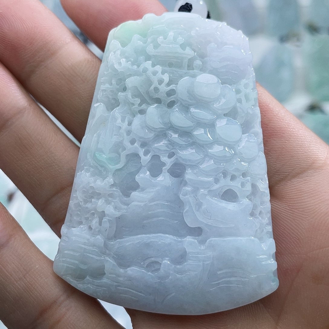 颈饰未镶嵌翡翠翡翠