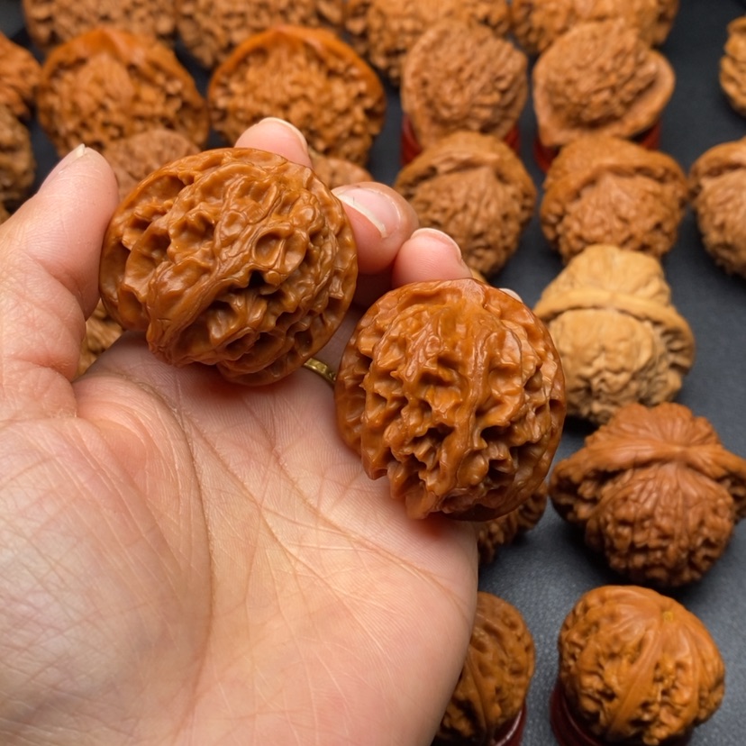 【闪购商品】文玩核桃把件苹果园异形