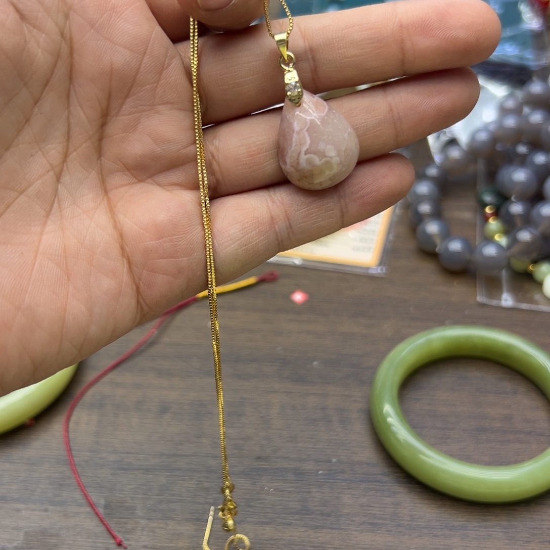 玛瑙/玉髓未镶嵌颈饰748