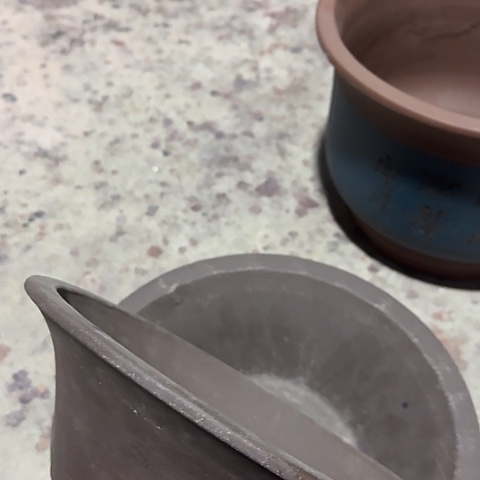 紫砂宜兴紫砂花盆斗盆27+27