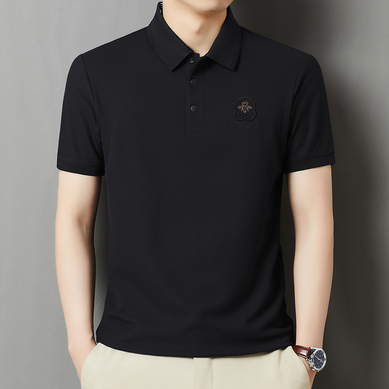 【98353】2025夏款新品短袖弹力薄款短袖T恤polo衫