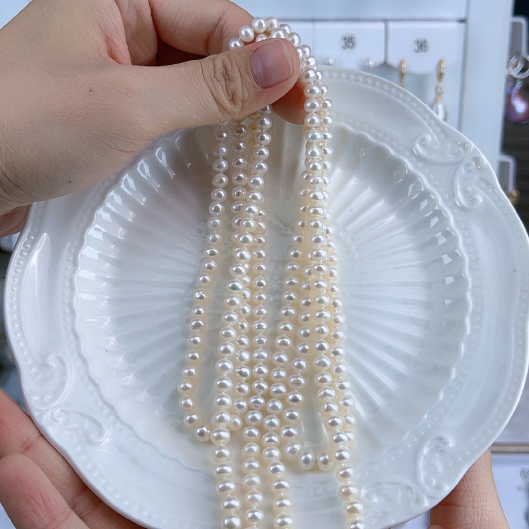 淡水珍珠毛衣链未镶嵌