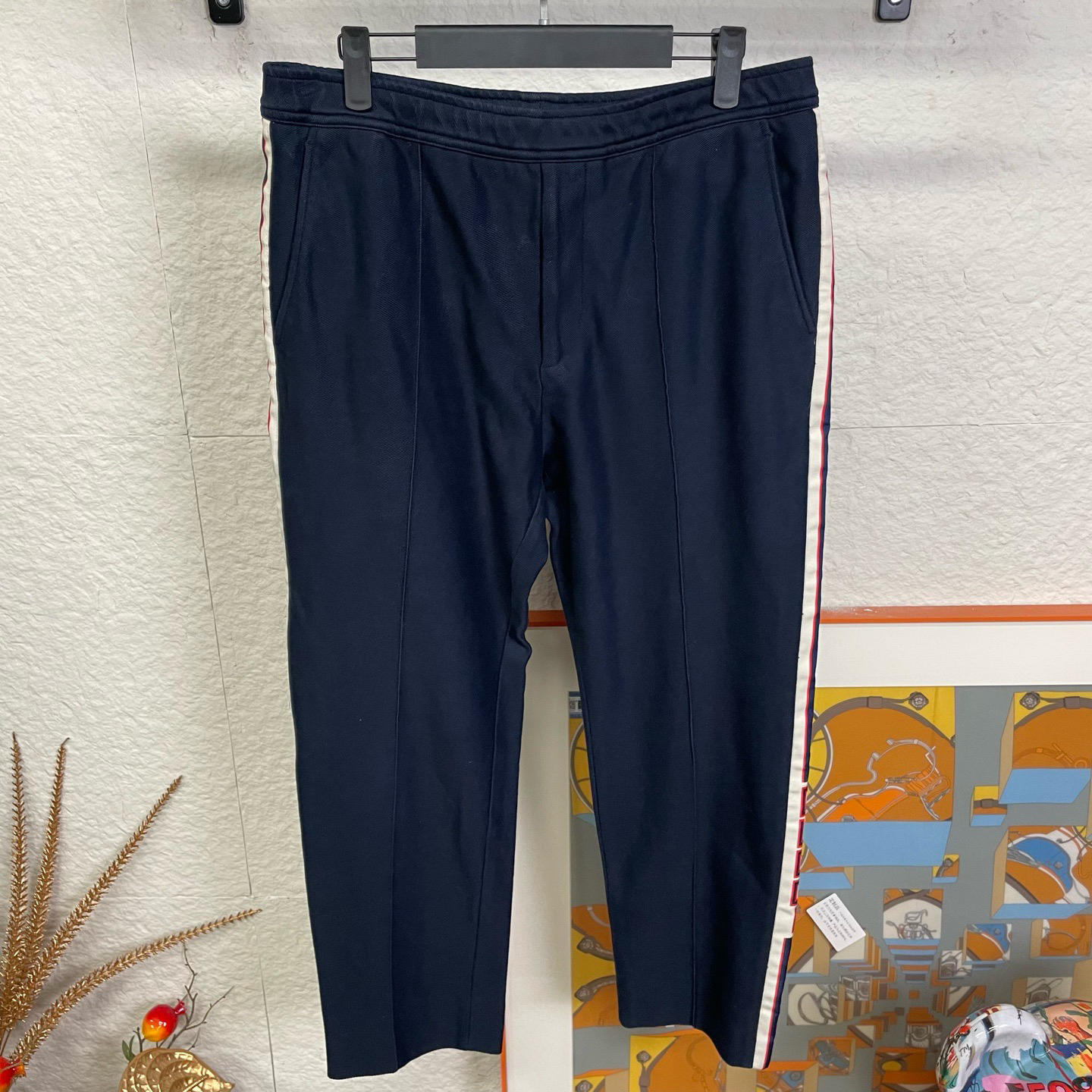 99新 GUCCI/古驰 侧边Logo长裤/46码/2511126