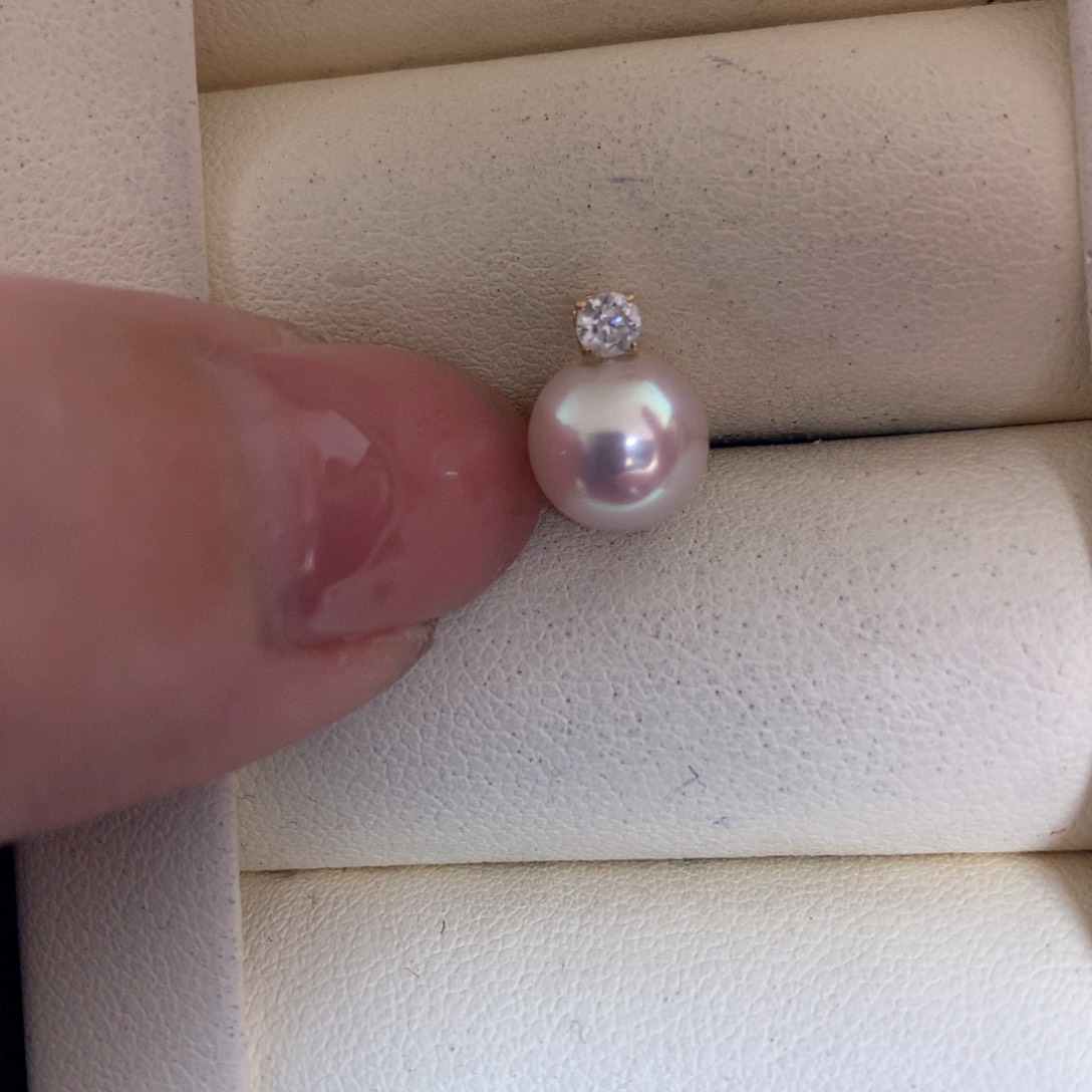 海水珍珠颈饰18K金镶嵌