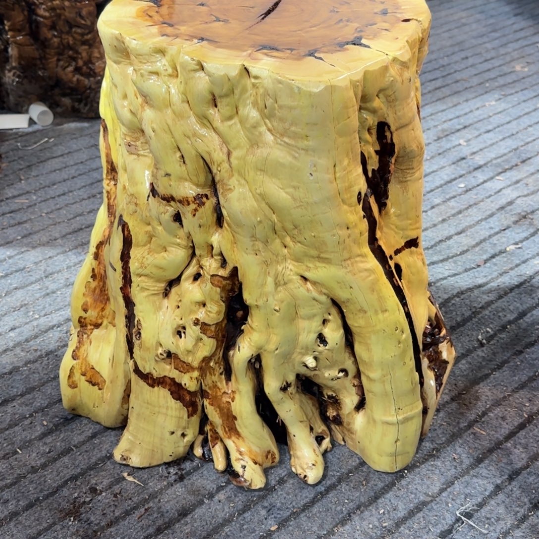 林***兩龙纹鸡心枣木手工艺品 