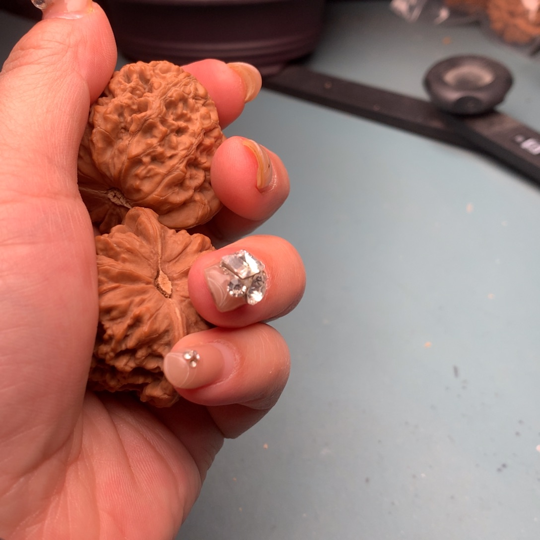 文玩核桃把件和尚头4041