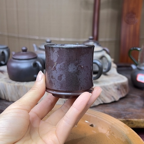戬谷龙窑坭兴陶柴烧壶63