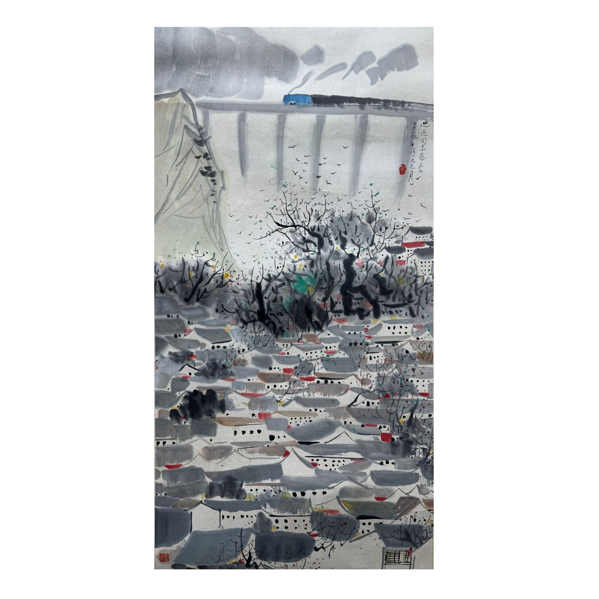 《江南》镜心—NJ2-119—136X69cm